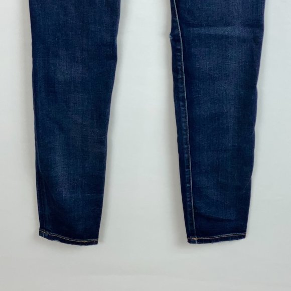 American Eagle Dark Wash Super Low Jegging Jeans - Picture 7 of 10